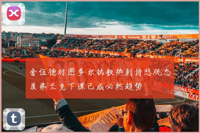 舍伍德对图多尔执教热刺持悲观态度弗兰克下课已成必然趋势